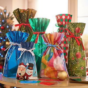 MerryEase – Biodegradable Christmas Drawstring Gift Bags