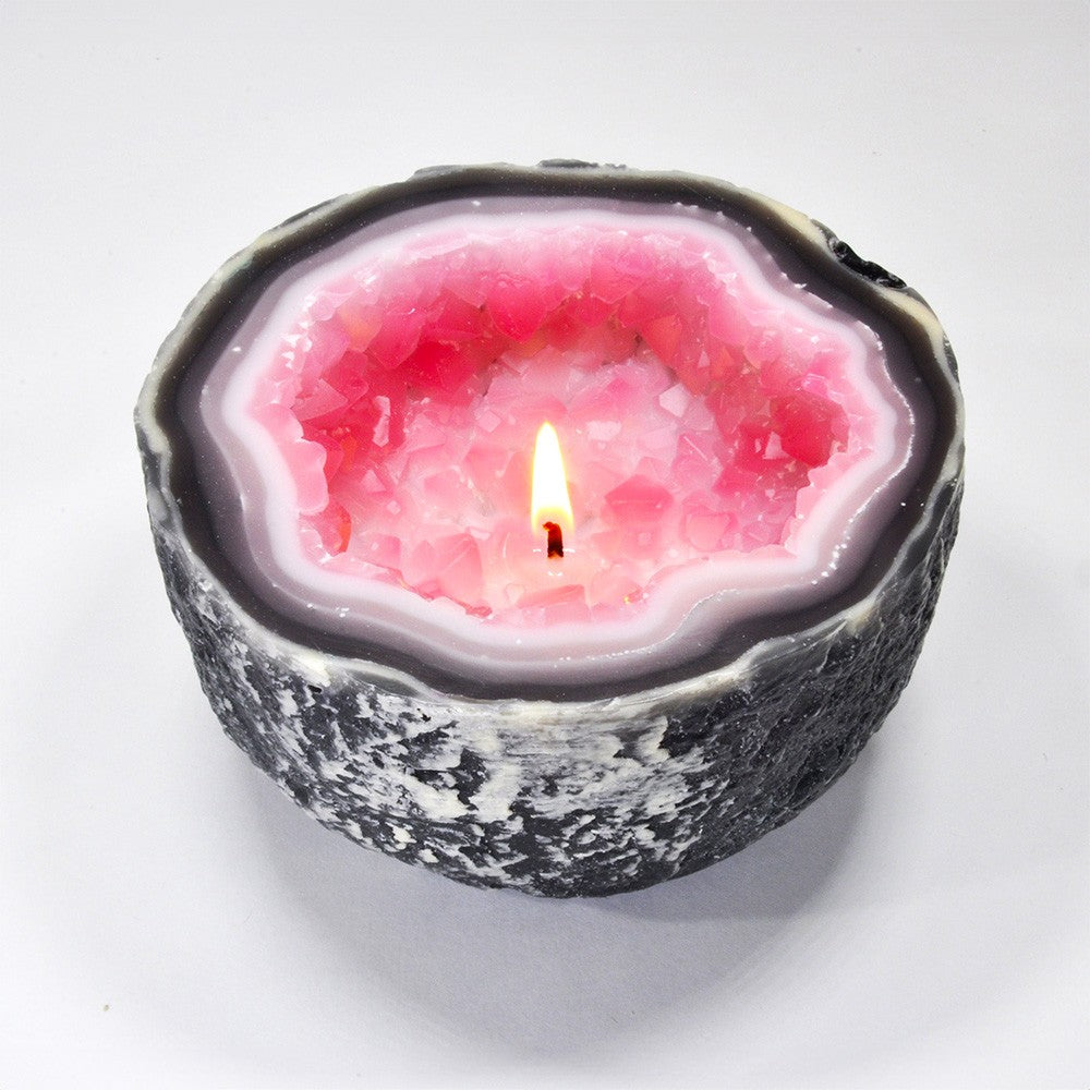 GlowShard - Geode Fire Display (100% WAX)