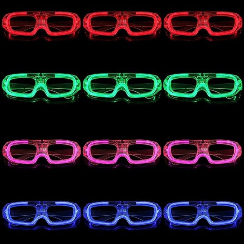 PartyLume – Fun LED Light-Up Festival Glasses