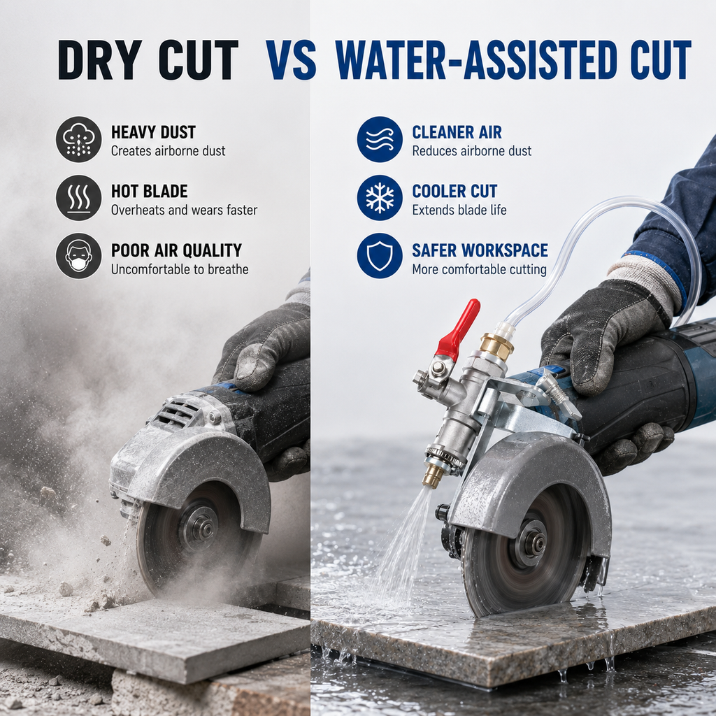 DustGuard – Angle Grinder Water Sprayer
