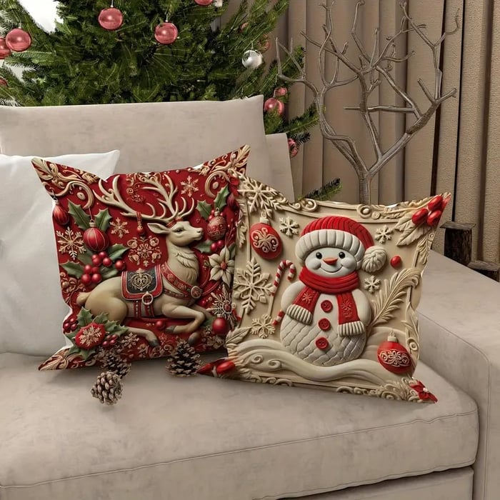 FestiveCozy – Christmas Cushion Cover