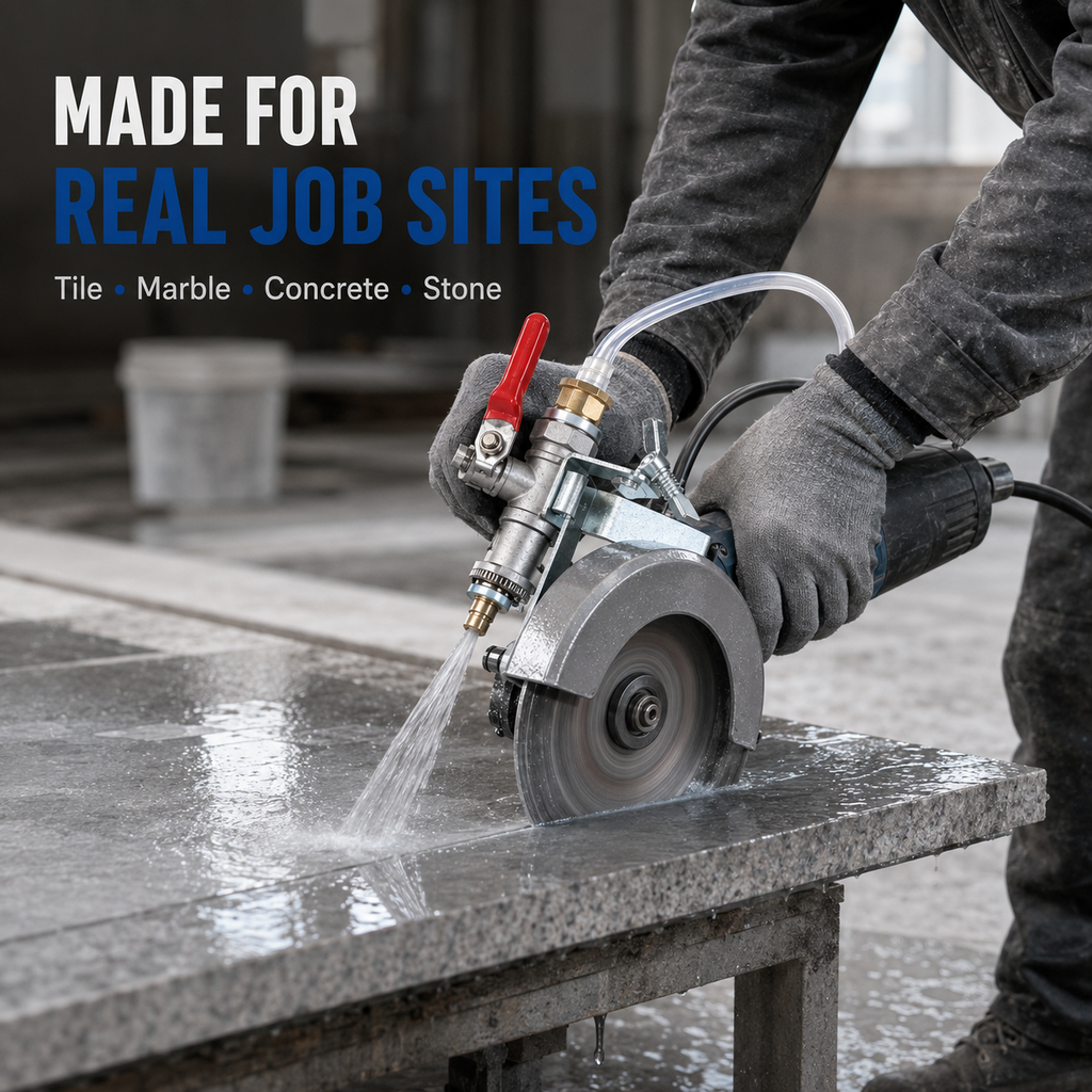 DustGuard – Angle Grinder Water Sprayer