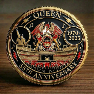 🔥LAST DAY 60% OFF - Queen 55th Anniversary Commemorative Coin