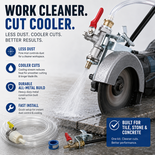 DustGuard – Angle Grinder Water Sprayer