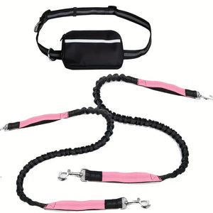 FreePace Leash - Waist Belt Dog Lead with Carry Pouch