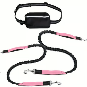 LeashEase – Zipper Pouch Running Dog Leash