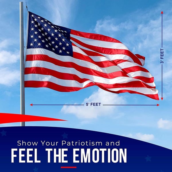 FreedomStitch – Premium Embroidered American Flag