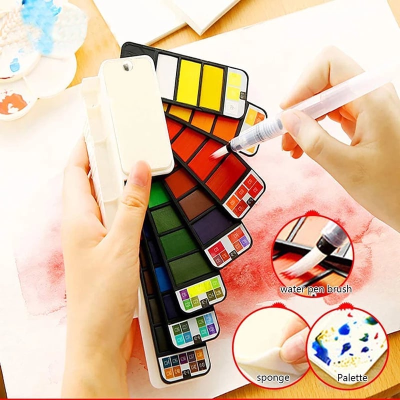 ArtVoyage – Portable Watercolor Painting Set