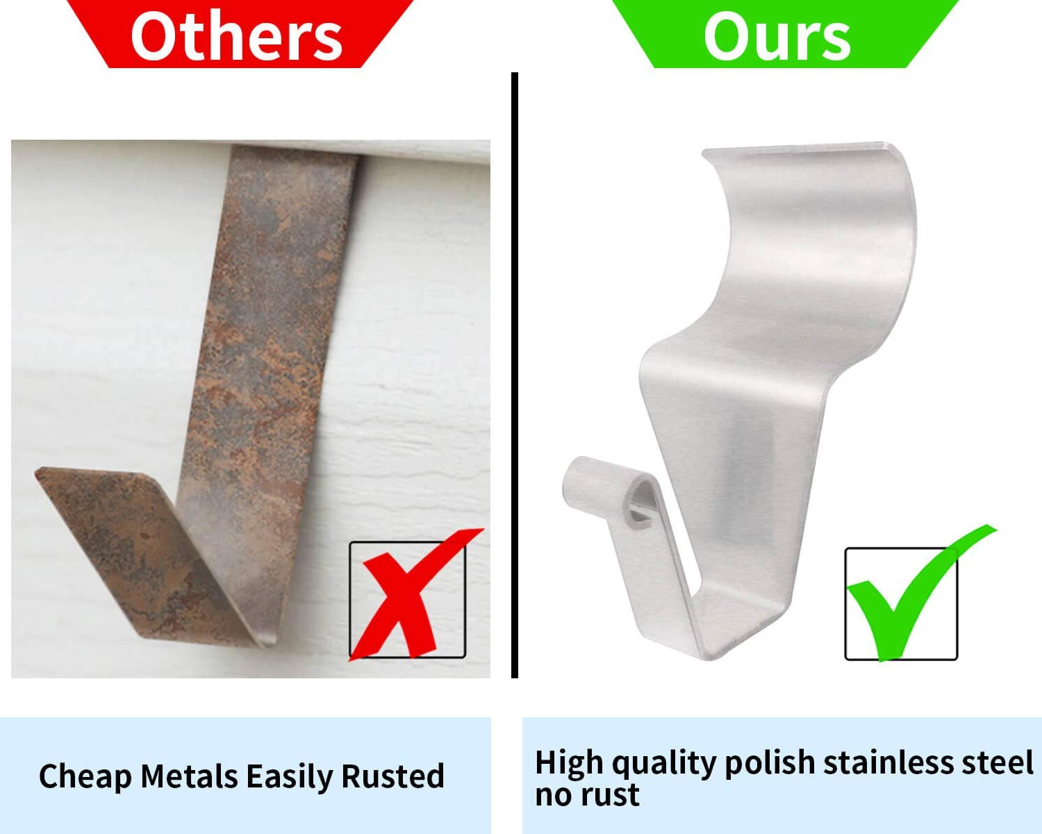 SlideGrip - No-Drill Vinyl Siding Hangers