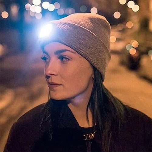 RadiantBeam LED Light Beanie marnetic