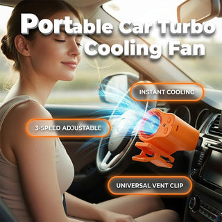 🌬️ Turbo Portable Fan with LED Display – Rechargeable Cooling Fan