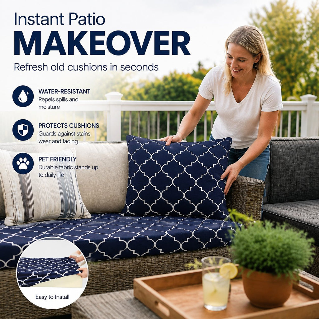 PatioLuxe – Stretch Seat Cushion Cover