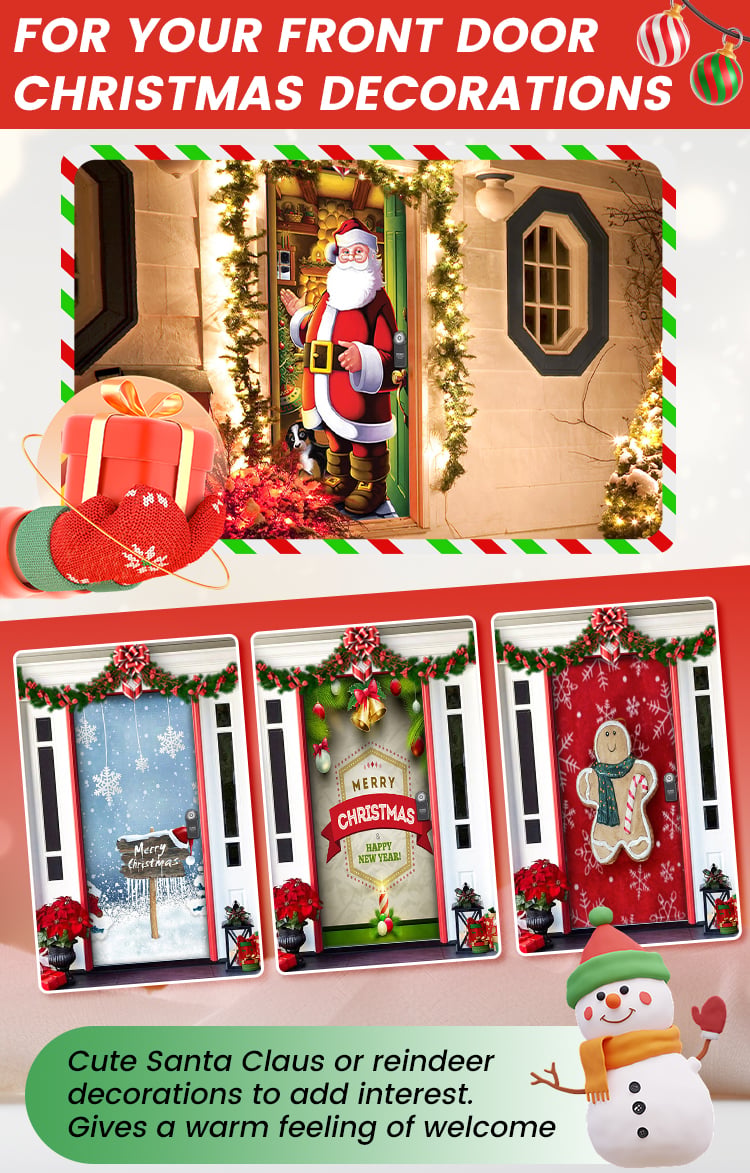 FestiveFront - Christmas Door Display