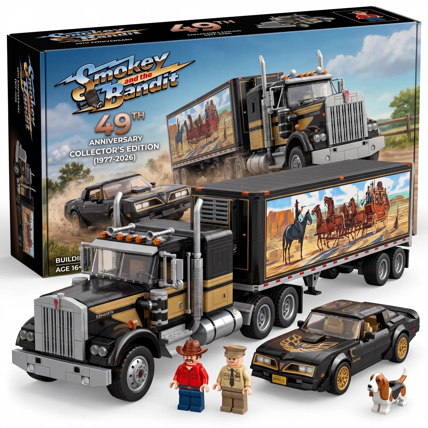 MetalForge– Vintage Muscle Car Building Block Set
