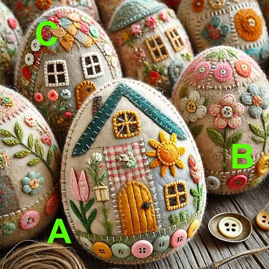 EggNest – Patchwork Felt DIY House Kit