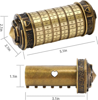 CodeHeart – Mini Cryptex Secret Lock Gift