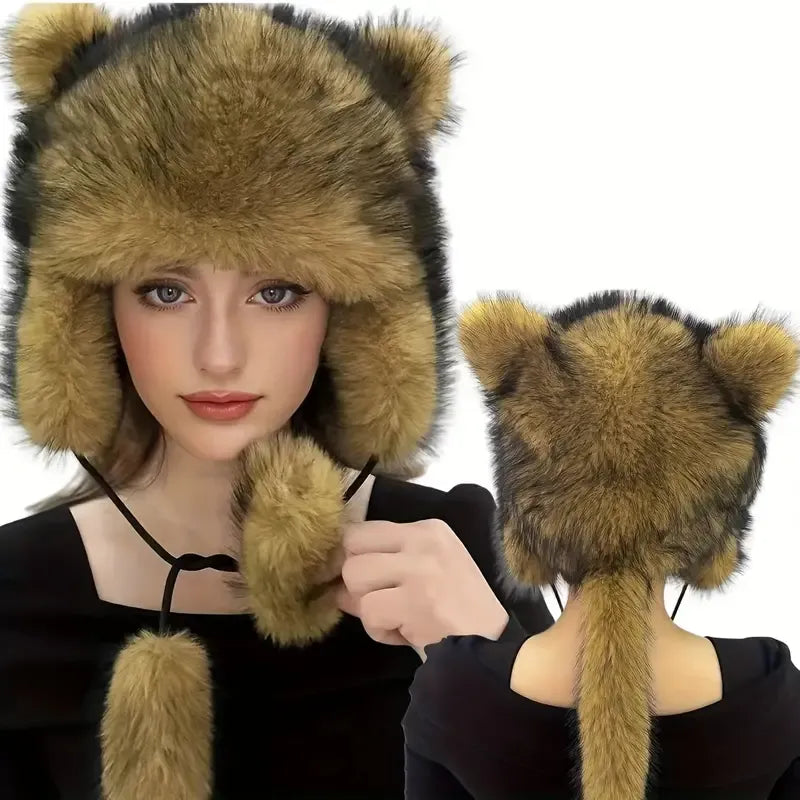WildFur - Imitation Raccoon Hat