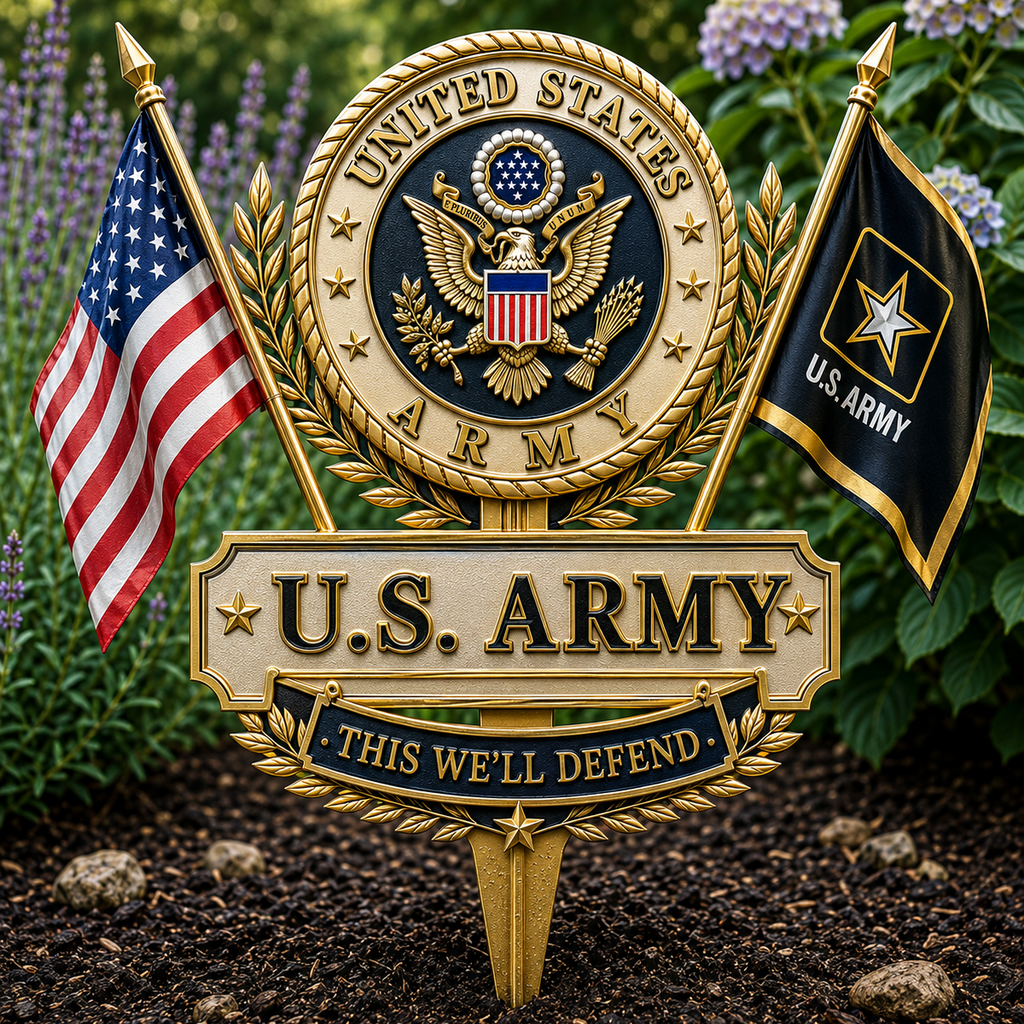 🇺🇸 Last Day Promo: 49% OFF 🎖️- US Army This We’ll Defend Tribute Garden Stake - ✈️Buy 2 Free Shipping Today!