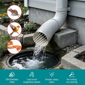 LeafBlock – Premium 304 Stainless Gutter Protection
