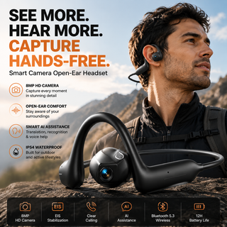 VisionFlow – Smart Open-Ear Camera Headset