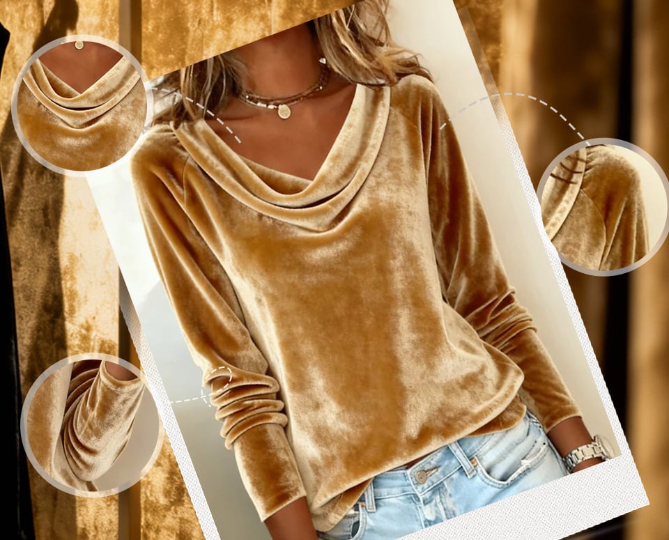 CuddleSilk - Velvet Comfort & Style Top