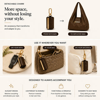 LuxeFold – Stylish 2-in-1 Convertible Carry Bag
