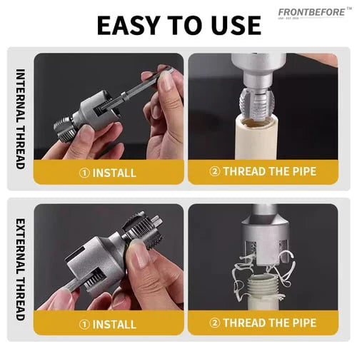 ThreadMaster – Dual Action Pipe Threading Tool