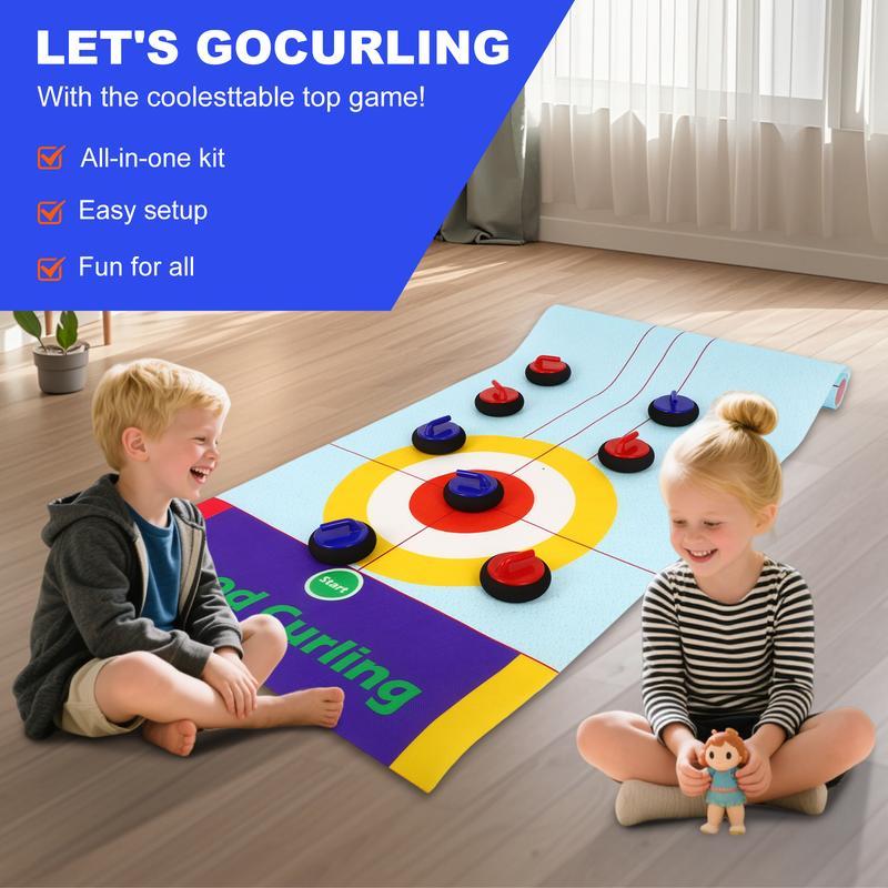 CurlPlay – Tabletop Family Curling Game for All Ages