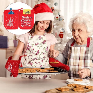 Christmas Pot Rack Baking Pot Holders