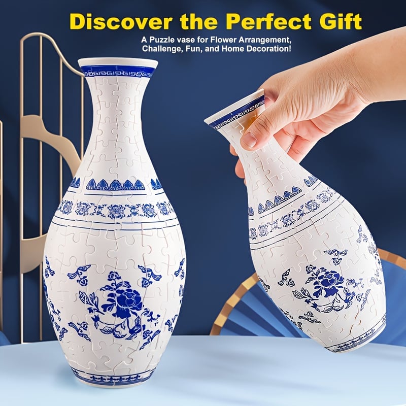 DecorSculpt - The Artful 3D Puzzle Vase