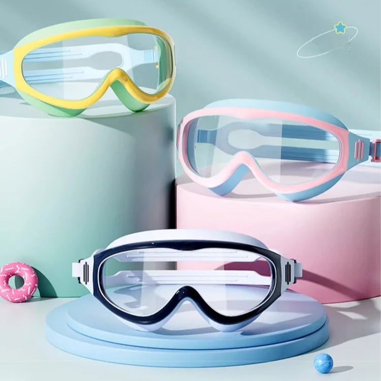 AquaView | Wide-Lens Waterproof Swim Goggles