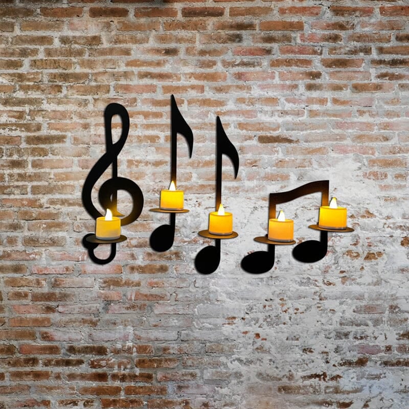 MelodyGlow – Musical Note Wall Sconce