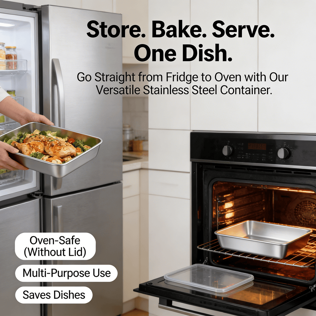 EcoSeal – Freshness Lock Stainless Steel Containers