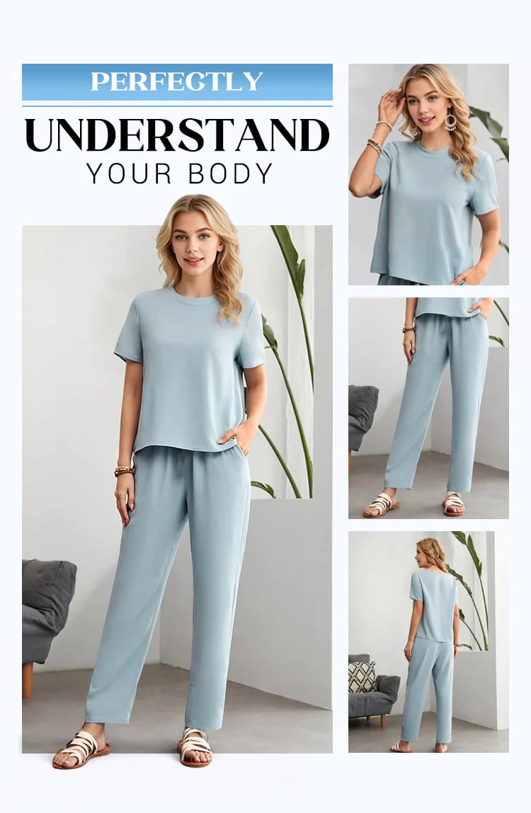 SunnyDrape - Comfortable Two-Piece Look