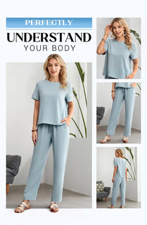SunnyDrape - Comfortable Two-Piece Look