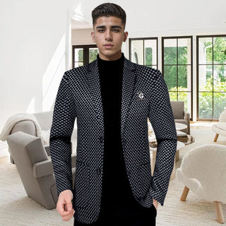 UrbanTailor – Men’s Slim-Fit Casual Suit Jacket