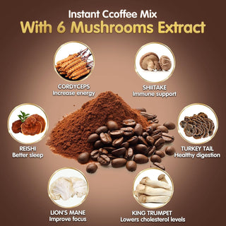 BrewBalance – 6-Mushroom Medium Roast Instant Coffee