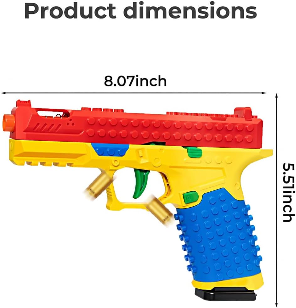 Tactical DIY Building Block Handle Set, Build-Your-Own Multiplayer Strategy Toy for Outdoor Team Activities, Creative Festival Gift
