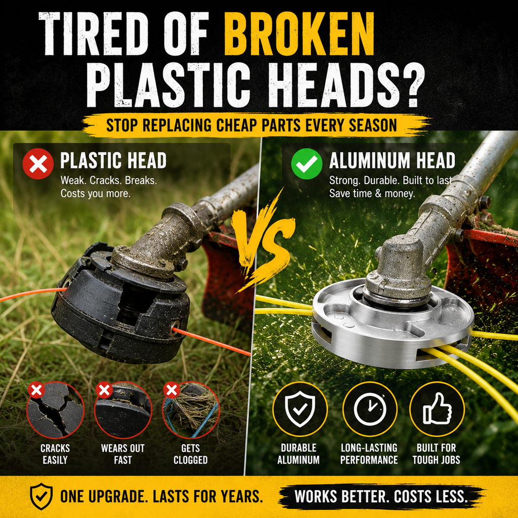 IronEdge – Heavy Duty Aluminum Trimmer Head