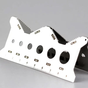 SteelMeasure – Double-Sided Bolt Gauge Tool