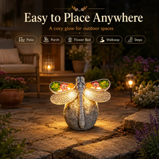 GlowWing – Solar Dragonfly Garden Light