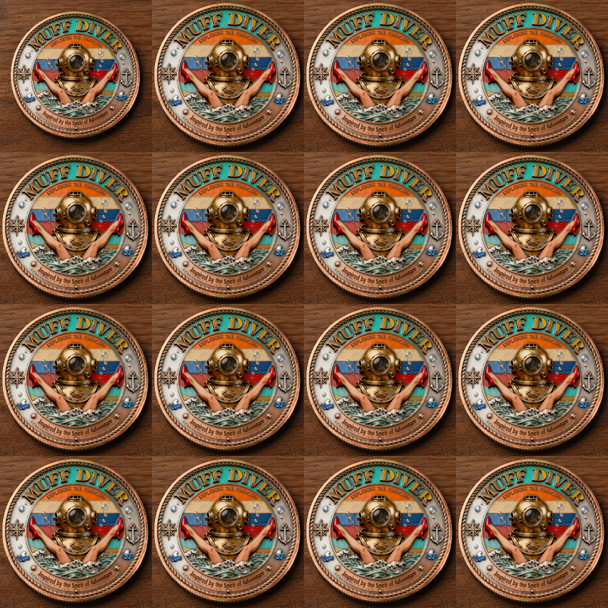 🏆Black Friday 60% OFF - 🍻 “Muff Diver – Exploring the Realm of Adventure” Commemorative Coin ⚓️