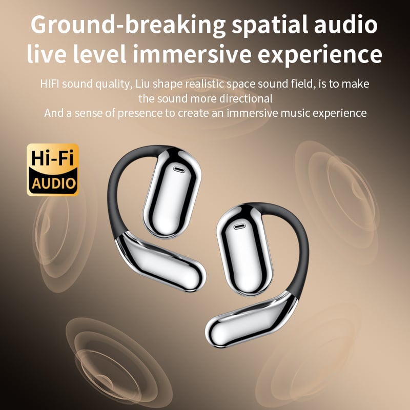 SonicFlow – Powerful Waterproof Open Earbuds