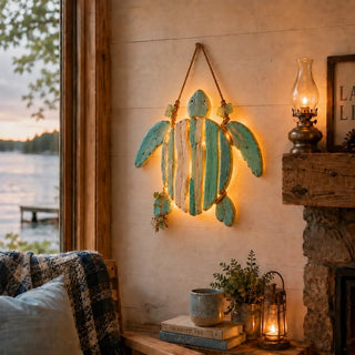 CoastalGlow – Lighted Coastal Fish Wall Decor