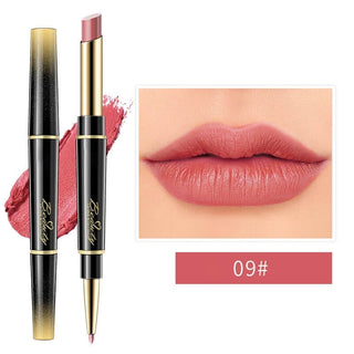 🔥Last Day 49% OFF-Double-ended Lipstick Automatic Lip Liner Matte Waterproof Non-fading Non-stick Lipstick