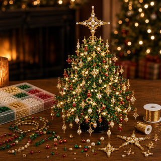 SparkleCraft – Premium DIY Beaded Christmas Tree Kit
