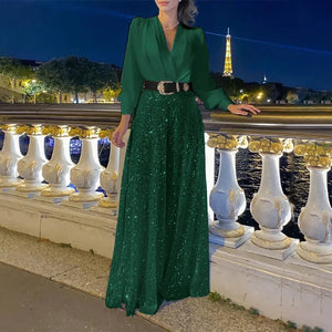 LustreLuxe - Sophisticated Sequin Outfit