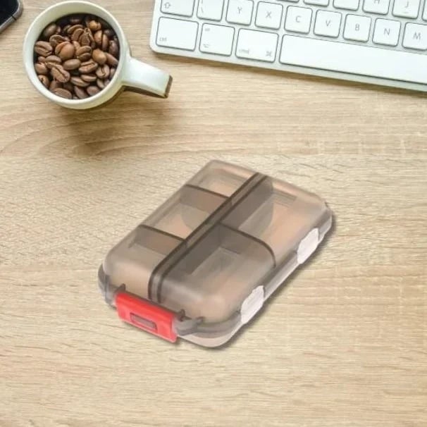 PillPorter | Portable Multi-Compartment Pill Storage Box