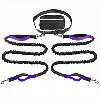 LeashEase – Zipper Pouch Running Dog Leash