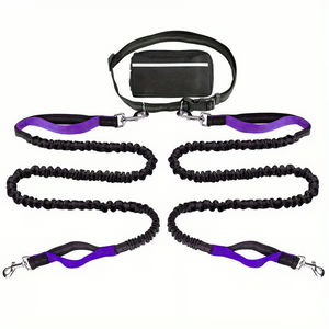 LeashEase – Zipper Pouch Running Dog Leash
